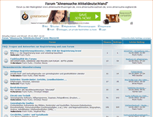 Tablet Screenshot of ahnensuche-mitteldeu.bboard.de