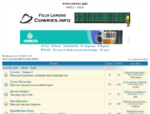 Tablet Screenshot of cowryforum.bboard.de