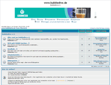 Tablet Screenshot of bubbledive.bboard.de