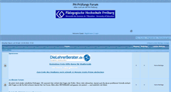 Desktop Screenshot of phfreiburg.bboard.de